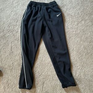 Nike soccer warm up joggers with zipper